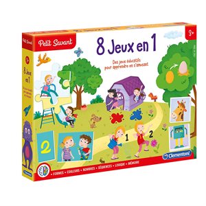 Clementoni Little Savant french educational games 8 in 1