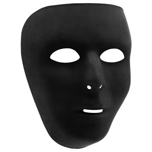 Black full face mask