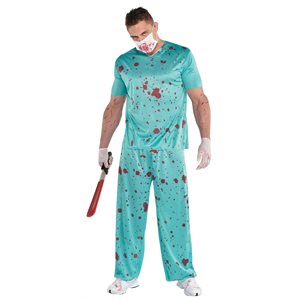 Adult bloody scrubs costume STD