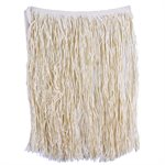 Long natural straw hawaiian skirt 31x30in