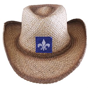 Quebec straw cowboy hat