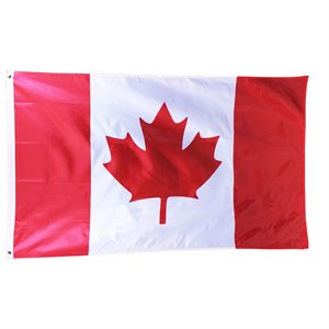 Drapeau Canada 2x3pi avec 2 oeillets métal
