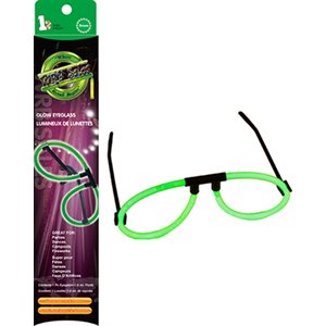 Asst coloured glow stick glasses