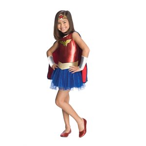 Costume avec tutu de Wonder Woman enfant Moyen