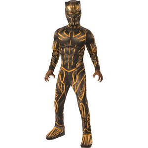 Children deluxe Black Panther Erik Killmonger costume Large
