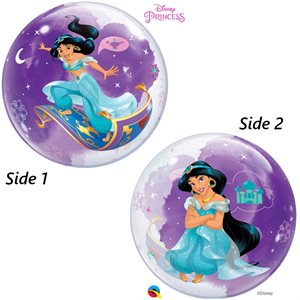 Princess Jasmine clear bubble balloon