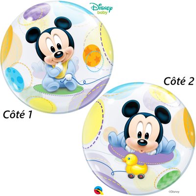 Ballon bulle bébé Mickey Mouse